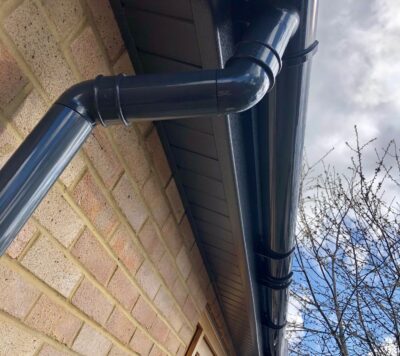 Anthracite grey fascias soffits & guttering